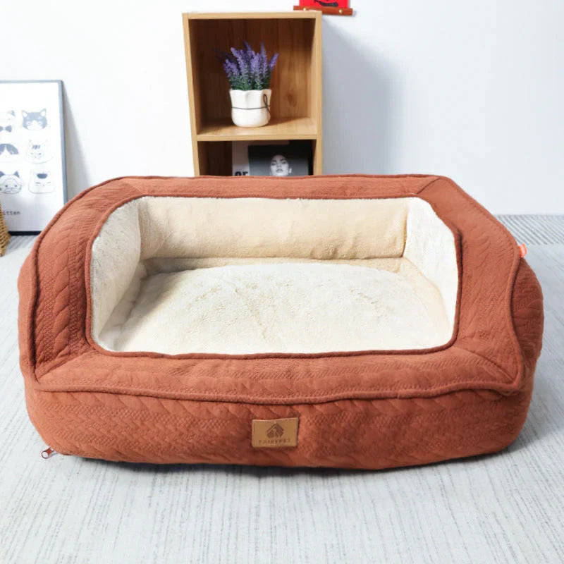 Komfortables Hundebett mit Ergonomie