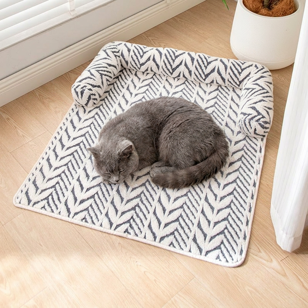 Ultraweiche orthopädische rutschfeste Katzenbettmatte