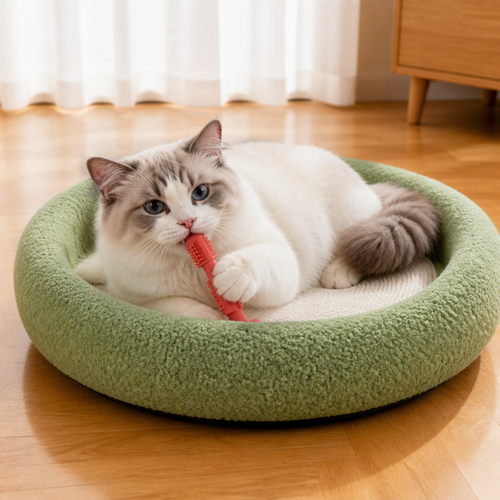 Blumen-Kratzbaum für Katzen – Gemütliche 2-in-1-Kratz-Lounge