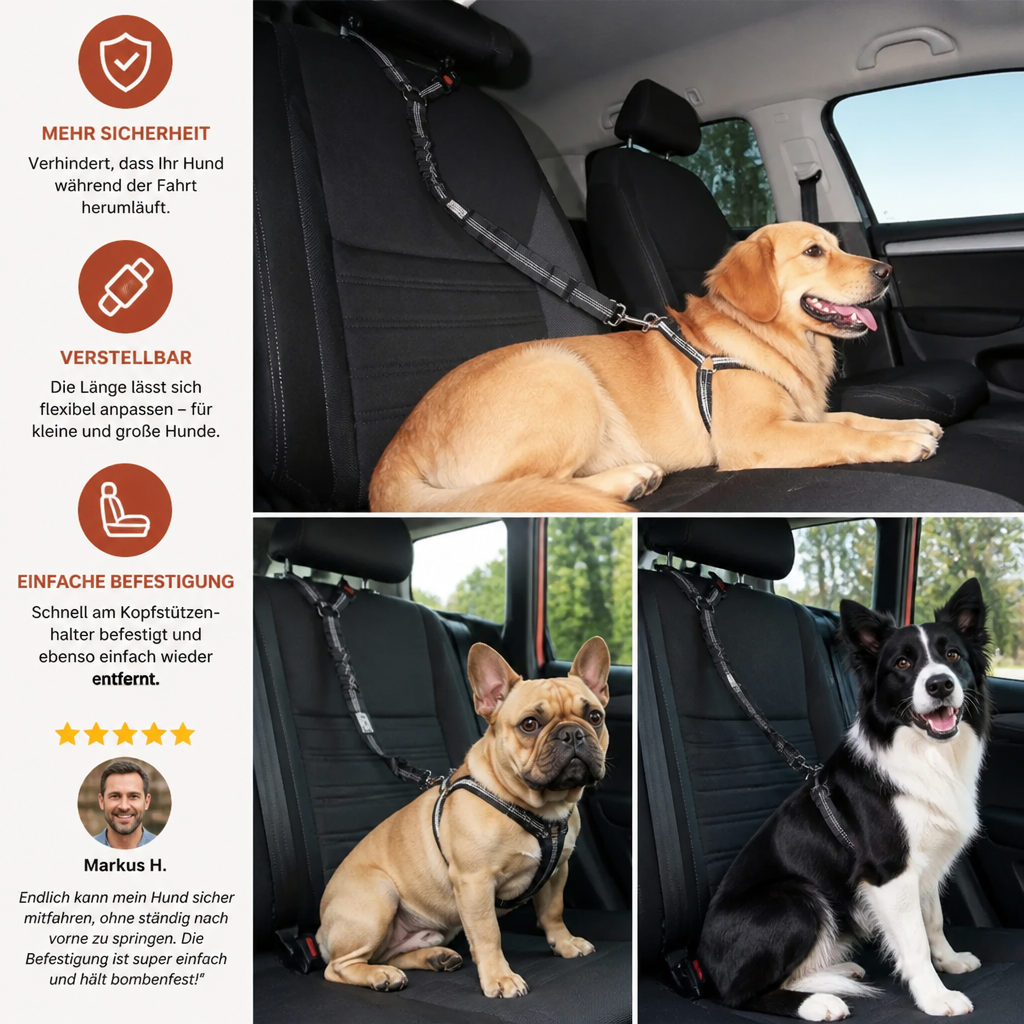 Hunde Auto Sicherheitsgurt