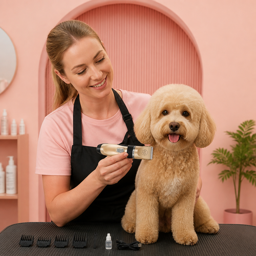 Lautloses Felltrimmer Set für Hunde