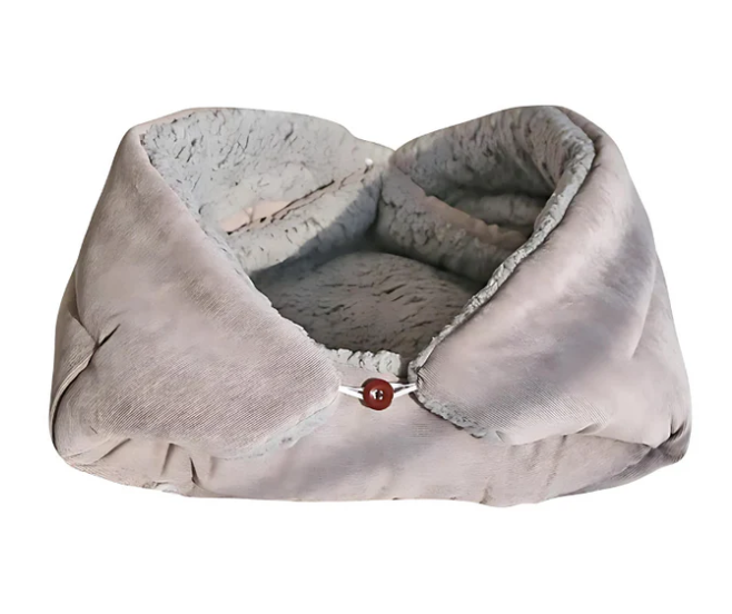 2-in-1 Kuschelbett und Decke für Katzen