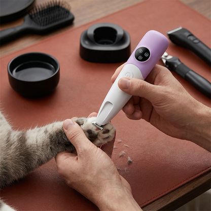 Haustier Pfoten Trimmer – Leiser, kabelloser Grooming Trimmer für Hunde & Katzen