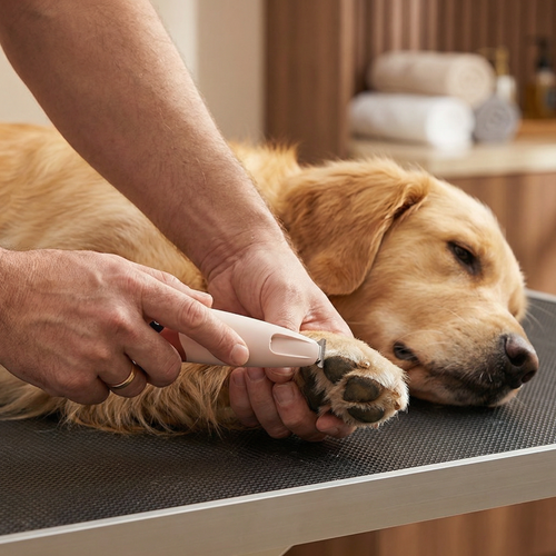 Haustier Pfoten Trimmer – Leiser, kabelloser Grooming Trimmer für Hunde & Katzen
