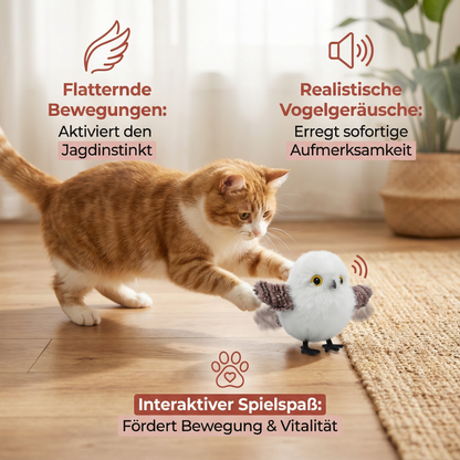 Flatterndes und Zwitscherndes Vogel Katzenspielzeug