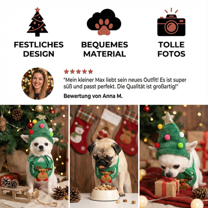 Weihnachtliche Hunde Outfits