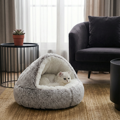 2in1 Katzen Kuschelhöhle