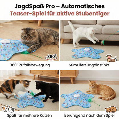 JagdSpaß Pro – Automatisches Teaser-Spiel für aktive Stubentiger